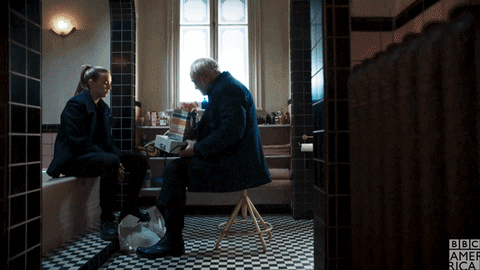 killing eve bathroom GIF by BBC America