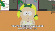 nervous butters stotch GIF by South Park 