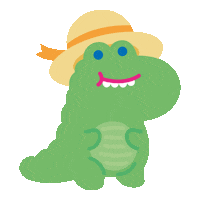 Crocodile Alligator Sticker by THE RECORDER FACTORY