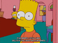 happy bart simpson GIF