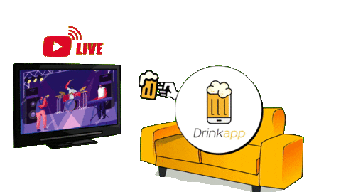 Ao Vivo Beer Sticker by Drinkapp