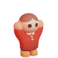 3D Wow Sticker by haenhaeno0o