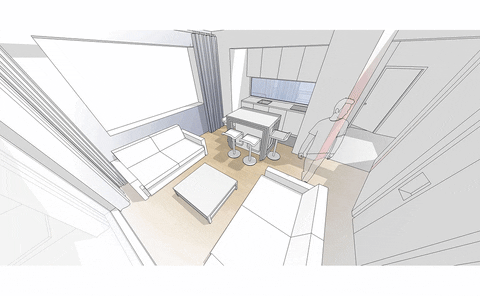 progenerate giphyupload interiordesign livingspace smalllivingroom GIF