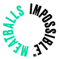 Impossible Meatballs Sticker by Impossible Foods