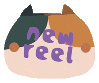 furlalacreations cat donut reel new reel Sticker