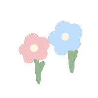 Pink Flower Sticker