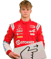 Paul Mercedes Sticker by Prema Team