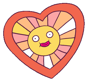 Heart Love Sticker by Sacha Beeley
