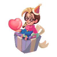 New Year Love Sticker