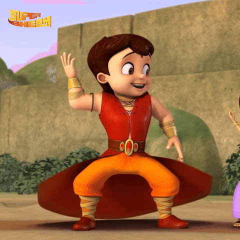 Happy Dance GIF by Chhota Bheem