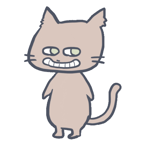 Happy ねこ Sticker