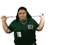 Under Armour Softball Sticker by Hawaii Athletics