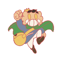 Happy Jump Sticker