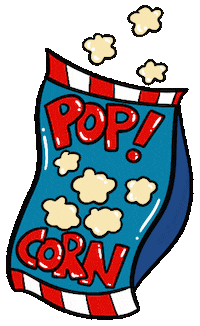 Gummy Bear Popcorn Sticker by Natalie Michelle Watson