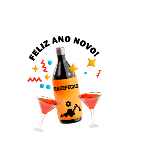 Reveillon Feliz Ano Novo Sticker by Grupo Engepeças