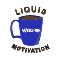 coffee studying Sticker by Western Governors University