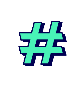 Hashtag Sticker by Elementor