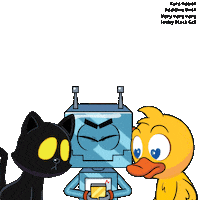 Black Cat Wow Sticker by VeeFriends