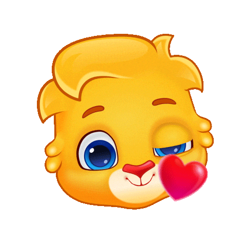 Blow Kiss Sticker by Lucas and Friends by RV AppStudios