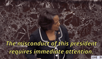 news senate impeachment trial impeachment trial val demings GIF