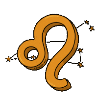 Zodiac Sign Stars Sticker by Doodle by Meg