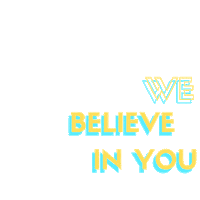 hydrospinning believe Sticker by waterbeat society