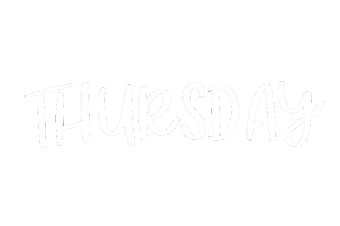 Days Of The Week Thursday Sticker