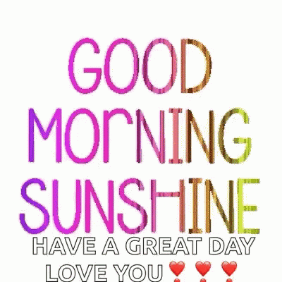 Good Morning Sunshine GIF