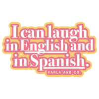 Spanish Latina Sticker by Karla and Co