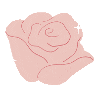 花 Pink Rose Sticker by PEACH JOHN