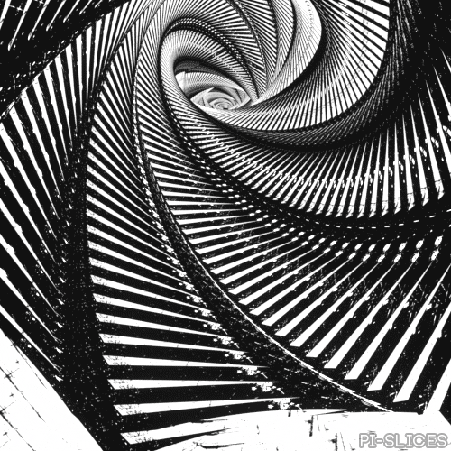 Black And White Art GIF by Pi-Slices