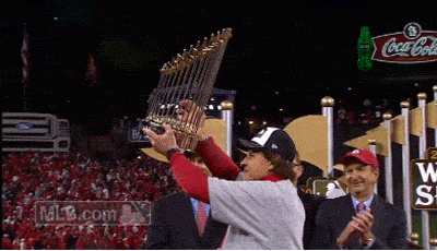baseball trophy GIF by MLB