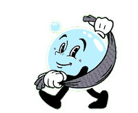 goshijp dancing walking bubbles cleaning Sticker