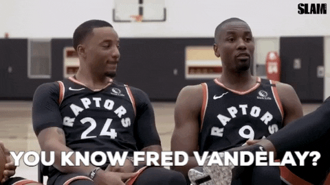 jonathanrahul giphygifmaker raptors wethenorth fred vanvleet GIF