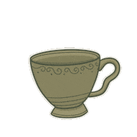 Tea Spill Sticker by Liberty Type
