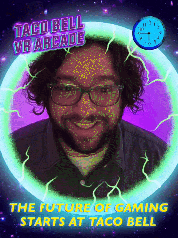 vrarcade GIF by Taco Bell VR Arcade