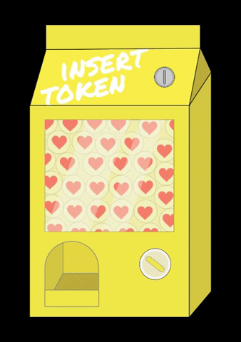 peachys giphygifmaker love vending machine insert coin GIF