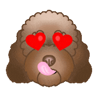 In Love Heart Eyes Sticker by zoopeez