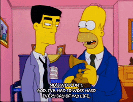 homer simpson work GIF