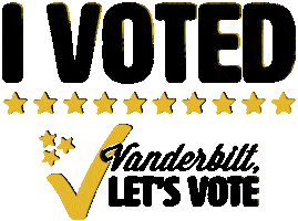 Vote Sticker by Vanderbilt University
