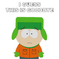 Kyle Broflovski Goodbye Sticker by South Park