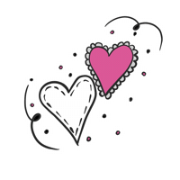 Heart Love Sticker by I Draw Fashion