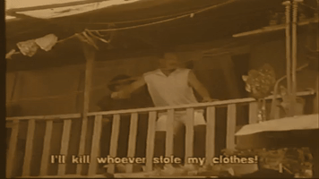 I'll kill whoever stole my clothes!