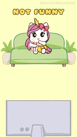 Not Funny Bu GIF by Brave Unicorn