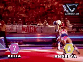 Laser Powerball GIF by Gladiators