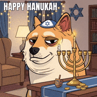 Jewish Hanukkah GIF by Doge Pound