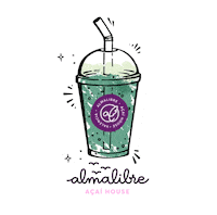 almalibreacai vegan natural organic eco Sticker