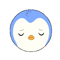 Sad I Miss You Sticker by Pudgy Penguins
