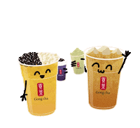 gongchamex love happy friends tea Sticker