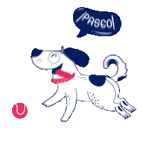 Dog Love Sticker by Bye Bye Friend